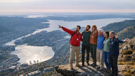 Bergen: Ulriken & Fløyen Tour (Cruise Friendly)