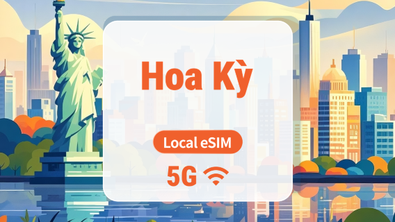 eSIM 5G Mỹ T-Mobile | IP nội địa • All AI & TikTok | 15/30/60 ngày | QR Code