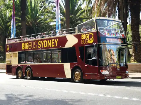BigBusシドニー周辺及びボンダイビーチ2階建て観光バス24/48時間パス