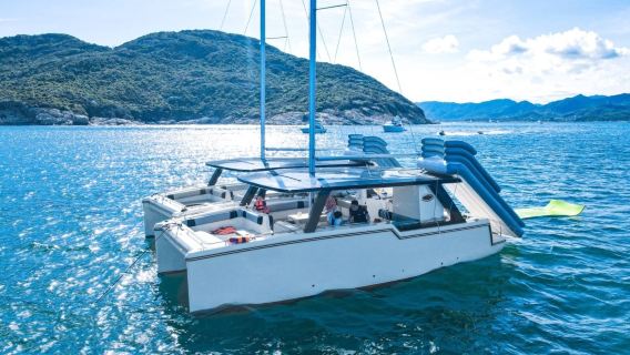 【北海遊艇租賃】北海奧特萊斯 網紅GT雙體帆船艇 3小時包船出海~含海釣漿板 遊艇自駕浮潛魔毯 水果飲料