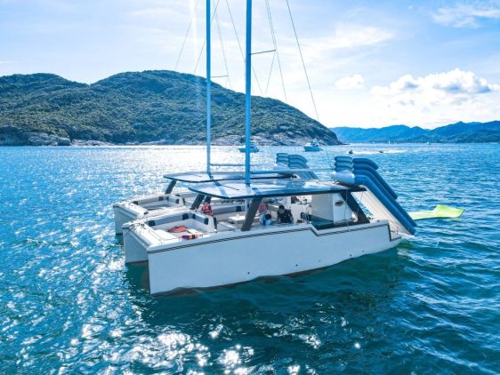 【北海遊艇租賃】北海奧特萊斯 網紅GT雙體帆船艇 3小時包船出海~含海釣漿板 遊艇自駕浮潛魔毯 水果飲品