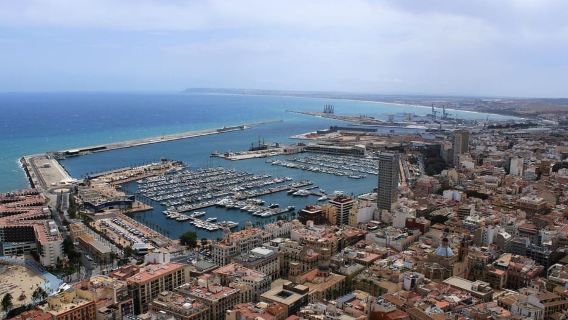 From Valencia: Pink lagoon and Alicante, colors, sea and sunshine.