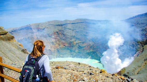 九州一日遊阿蘇火山口& 上色見熊野座神社& 高千穗峽