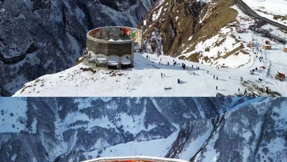 Private Charter Day Tour to the Snowy Secret of Mount Kazbek in Georgia