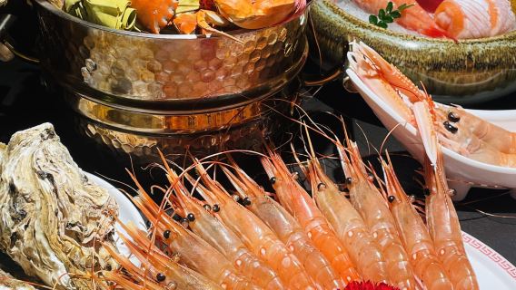 Shenzhen: Yongrong Hui Aragosta Viva e Aragosta Verde Buffet a volontà | Frutti di mare freschi illimitati, il top dei buffet di frutti di mare