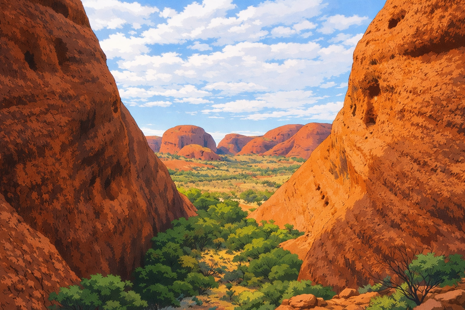 Australia Kata Tjuta / Mount Olga Sunset + Valley of the Winds Tour [Inspired by Hayao Miyazaki/Includes Transfers]