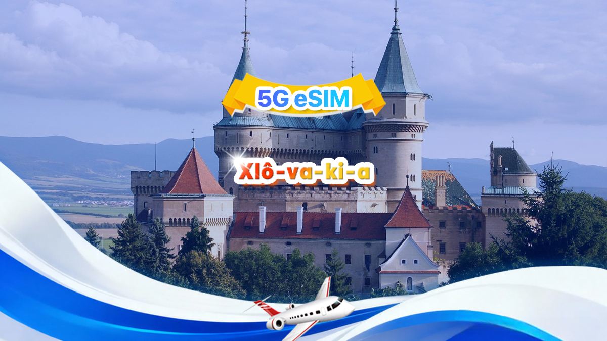 Slovakia 5G eSIM | Tổng gói | Tổng cộng 1GB-30GB | 3-30 ngày | Hệ thống 24 giờ | QR code