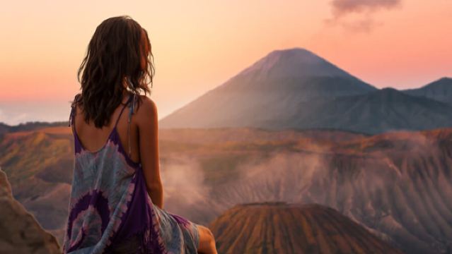 Indonesien Surabaya Bromo Tagesausflug [Sonnenuntergangstour & kein frühes Aufstehen, überfüllte Vulkanwanderungen vermeiden]