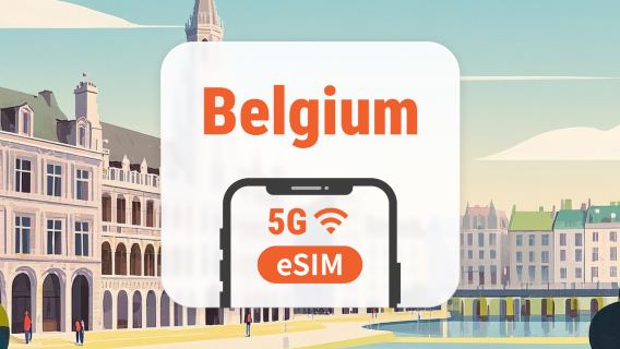 Belgium 5G eSIM | All AI & TikTok | 1–30 Days | QR Code