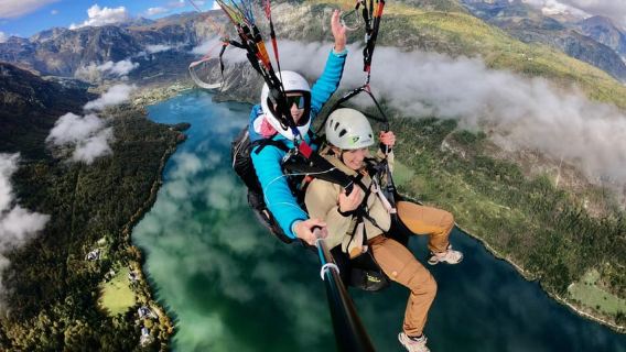 Bohinj: Tandem Paragliding Experience with Gondola Ride