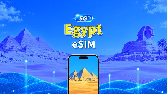 Egypt 5G eSIM  | 3 Networks Covered | AI & TikTok Ready | Daily/Total Data Package | 1–30 Days | 24-Hour Billing | QR Code
