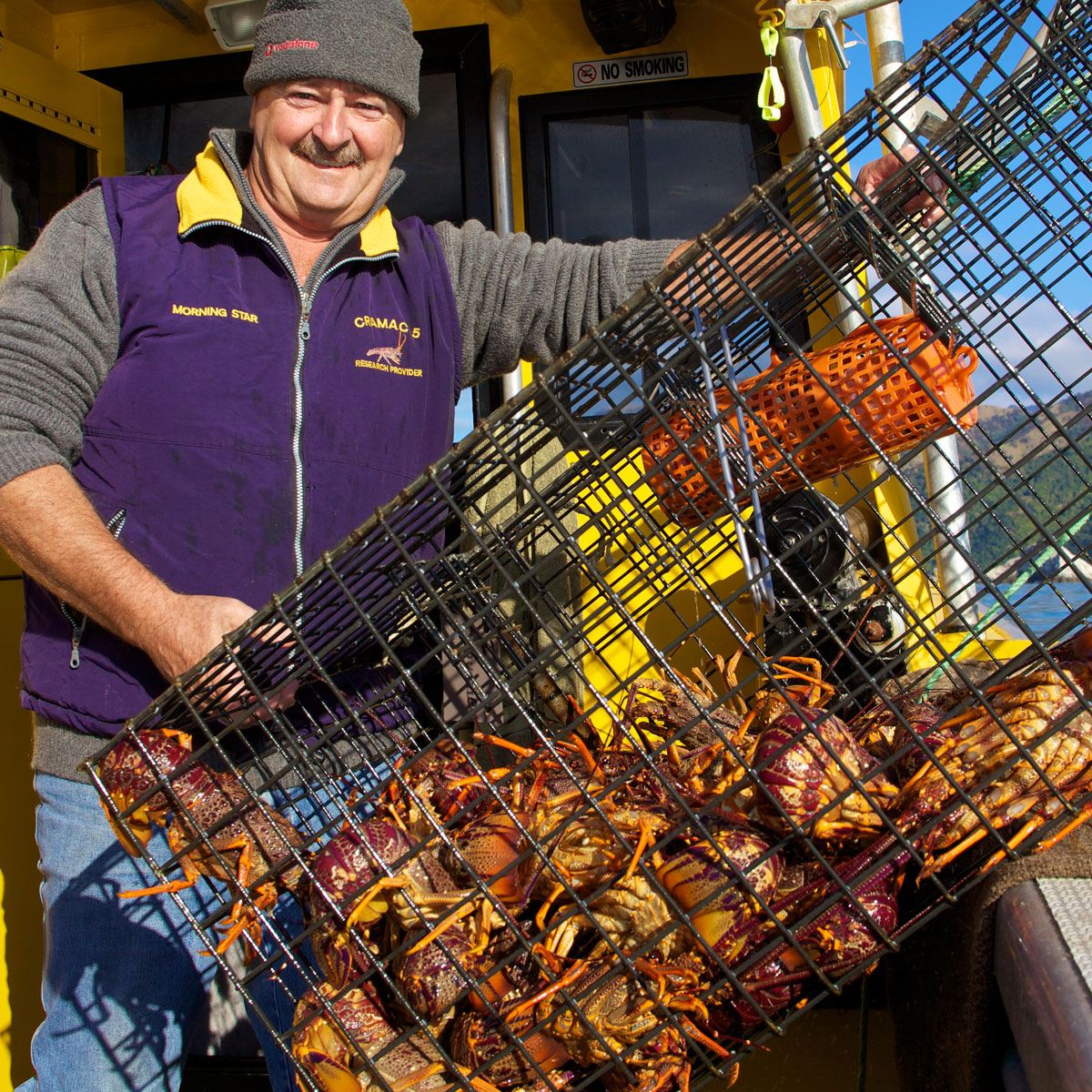 Kaikoura Sea Fishing in South Island, New Zealand - Captain IAN (Experienced Local Captain + Lobster Catching and Fishing at Sea)