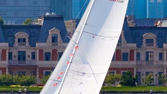 【大連帆船出海】大連東港運動小帆船包船出海+水果飲料+帆船自駕體驗+投餵海鷗