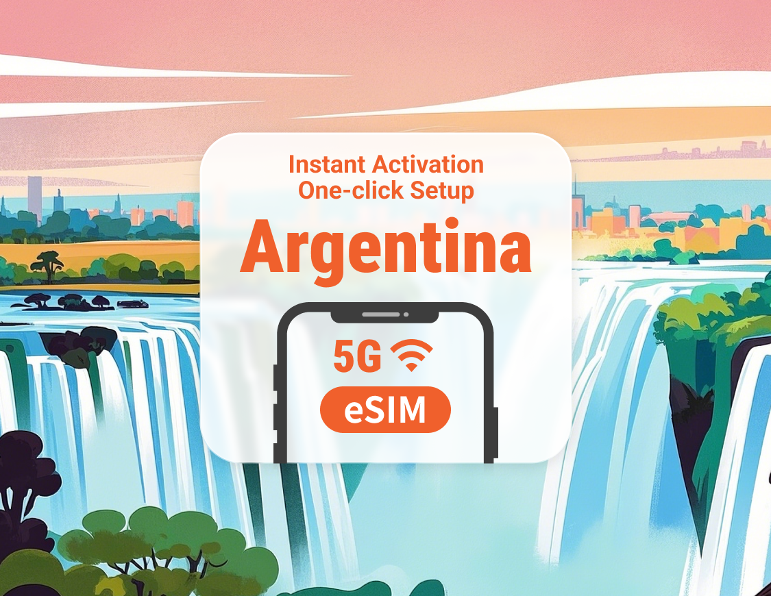 Argentina eSIM | 3–30 Days Data | In-App Activation | Instant QR Delivery