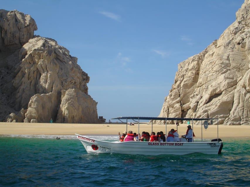 Cabo Glass-Bottom Boat – Arch, Marine Life & Scenic Views