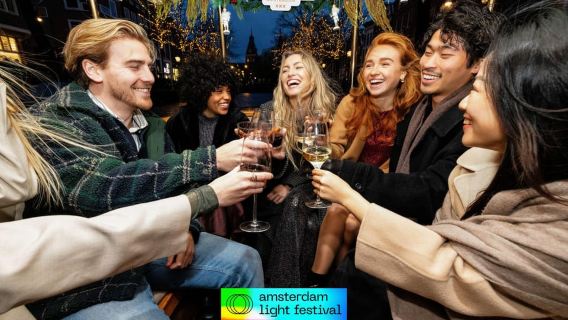 Amsterdam: crociera riscaldata con festival delle luci, vin brulé e stuzzichini