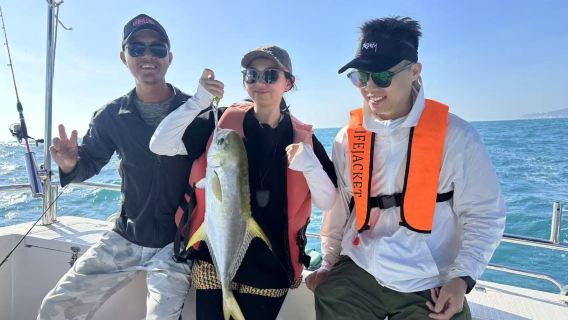 海棠灣海釣 專業釣魚艇出發 帶探魚器 提供魚餌漁具 無二次收費 純玩路線