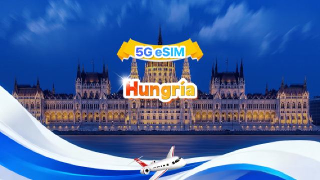 eSIM 5G de Hungría | Paquete completo | Total 1-30 GB | Duración 3-30 días | Sistema 24 horas | QR code