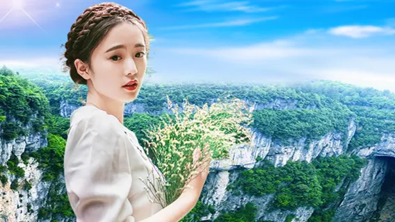 [9-sitziger Business-Shuttle] Touristenattraktion Wulong Tian Sheng San Qiao + Longshui-Schlucht mit gemeinsamem Transferdienst von Chongqing zur Touristenattraktion (Hin- und Rückfahrt)