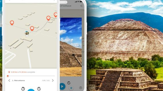Teotihuacan : Application d'audioguide par TouringBee