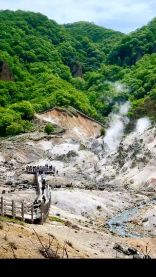 1-day tour to Sapporo + Lake Shikotsu + Noboribetsu Jigokudani Valley + Noboribetsu Bear Park by private charter in Japan