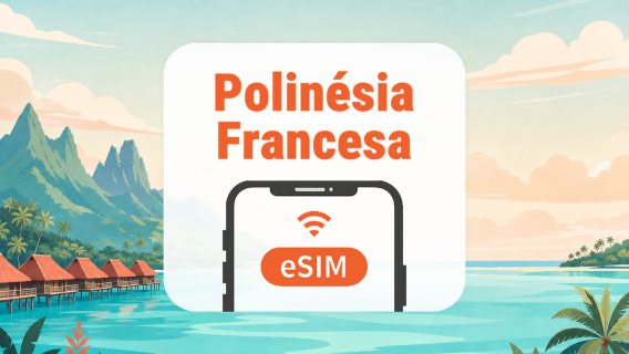 Polinésia Francesa eSIM | Todos os AI & TikTok | 1–30 Dias | Código QR