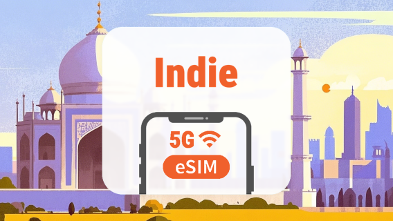 Indie 5G eSIM | Wszystkie AI & TikTok | 1–30 dni | Kod QR