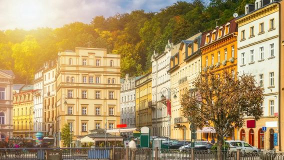 Karlovy Vary: gita di un giorno da Praga con visita alla Torre di Guardia Diana