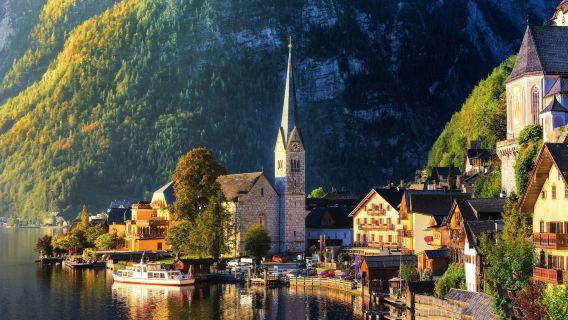 維也納來回+格倫德爾湖+哈爾施塔特湖+小鎮-中文包車遊
