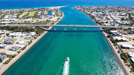 Western Australia Mandurah Giants + Dolphin Sightseeing Cruise by Mandurah Cruises
