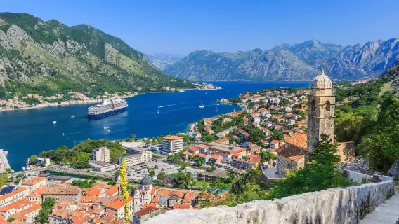 Old Town Kotor + Kampana Tower + Perast, Montenegro + Our Lady of the Rocks 1-day tour
