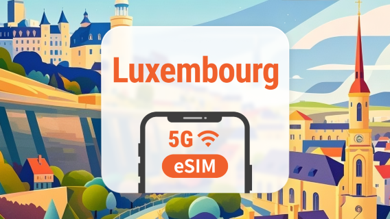 eSIM 5G Luxembourg | Kết nối kép | Hỗ trợ ChatGPT | 1–30 ngày | Mã QR tức thì