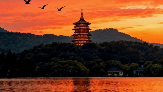 [Foreign Guests Welcome] 1-Day Tour of Hangzhou West Lake + West Lake Pleasure Boat + Leifeng Tower with Foreign Language Guide