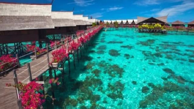 Pilihan naik taraf memancing laut + snorkeling/mendarat di Pulau Kapalai * lawatan sehari Semporna Pulau Mabul + Pulau Kapalai