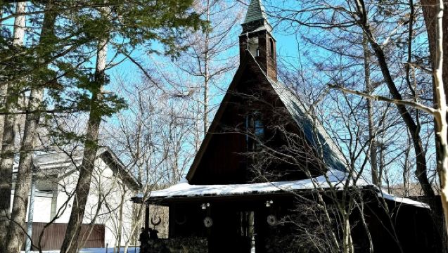 輕井澤人氣景點全包：教堂風光 + 瀑布溫泉 + 雲湯池