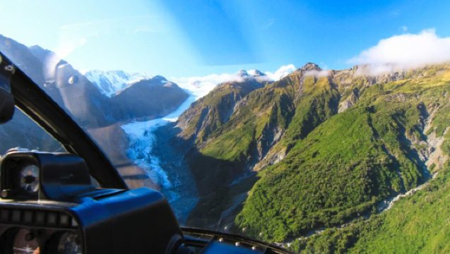 Pengalaman Helikopter + Trekking di Fox Glacier, Selandia Baru