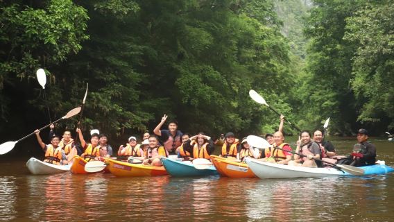 1-day tour to Semadang river kayaking with rafting fun for 2-9 people