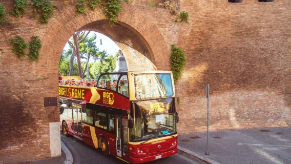 Rom Big Bus hop på-hop af sightseeing bus (cabriolet) valgfri 3 timer/24 timer/48 timer