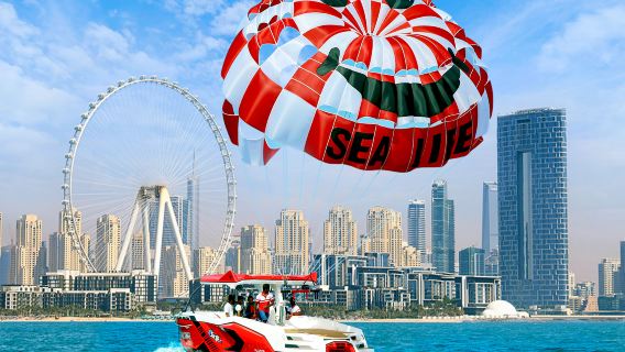 Dubai: Esperienza di parapendio con vista sulla Palm e su JBR