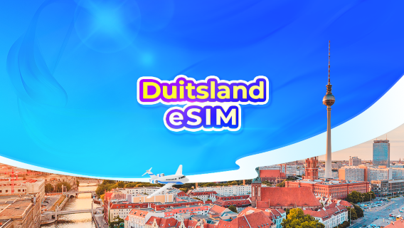Duitsland 5G eSIM | Dagbundel/Data Bundel | 1-30 dagen | 24-uurs facturering | QR-code