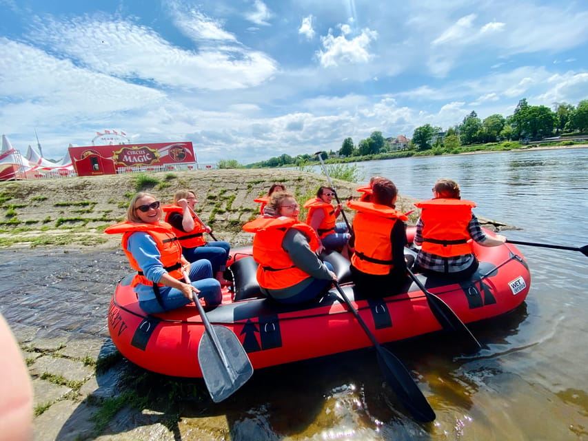 Dresda: Bootstour mit dem Schlauchboot Loschwitz - Radebeul