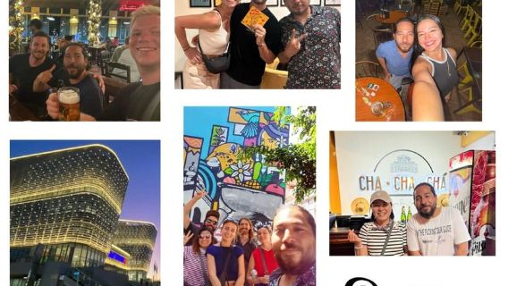 Historischer Spaziergang durch die Innenstadt bei Tag und Nacht