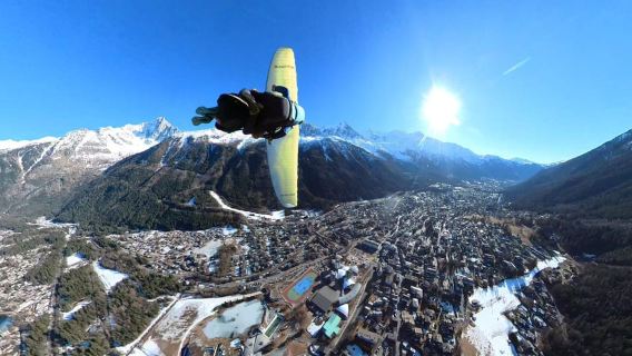 Chamonix: Volo in parapendio biposto con video