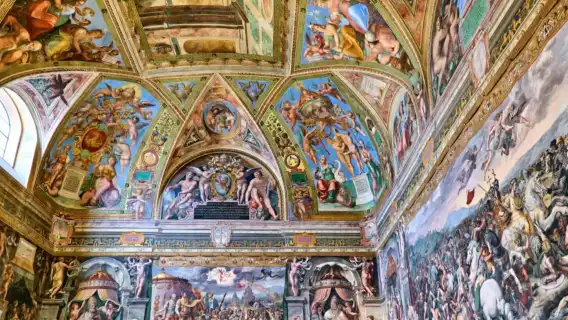 พิพิธภัณฑ์วาติกัน ทัวร์แบบกรุ๊ปรวม 3 ชั่วโมง ล่ามเชิงลึก [โดยอาจารย์ผู้เชี่ยวชาญด้านศิลปะและการบูรณะโบราณสถานที่มีใบอนุญาต]