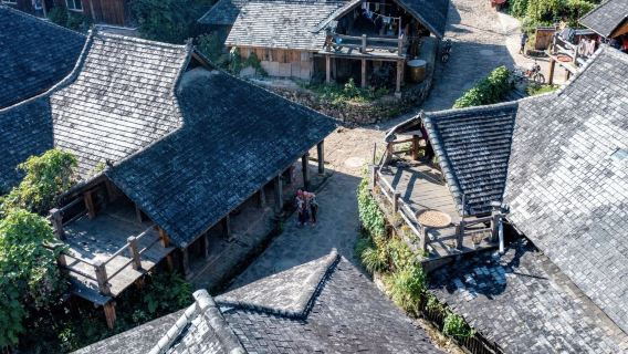 普洱景邁千年萬畝古茶園+翁基布朗族老寨+糯乾古寨包車一日遊