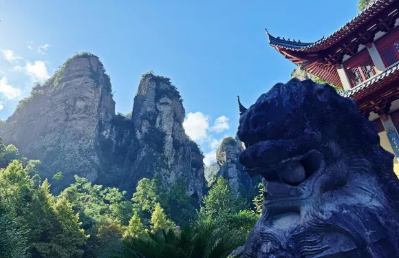 浙江温州楠溪江+雁蕩山一日遊可中英文/陪爬服務