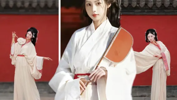 Hanfu-Fotoshooting-Erlebnis in Shenyang Sanqiu Palast (Hanfu-Verleih + exquisites Make-up und Styling + perfektes Erlebnis)