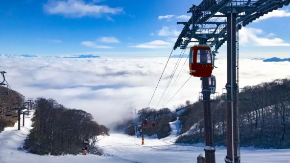 名古屋往復たかすスノーパークスキー場ワンデーツアー 入場券・ケーブルカー券付きオプションあり