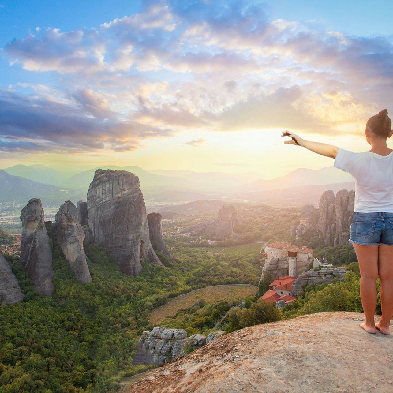 메테오라: 아테네 출발 당일치기 가이드 투어