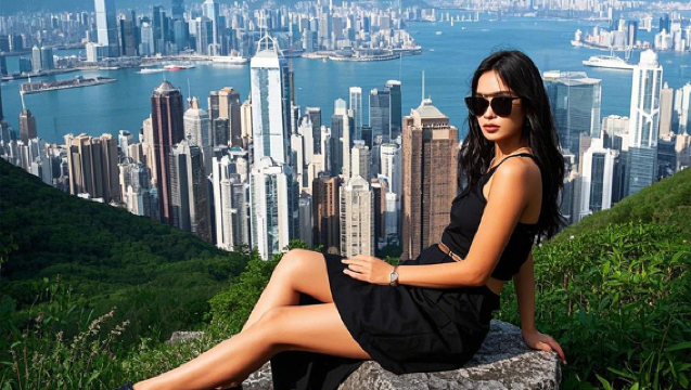 【贈卡·45人內品質團】香港一日遊+太平山頂+中環+維港風景